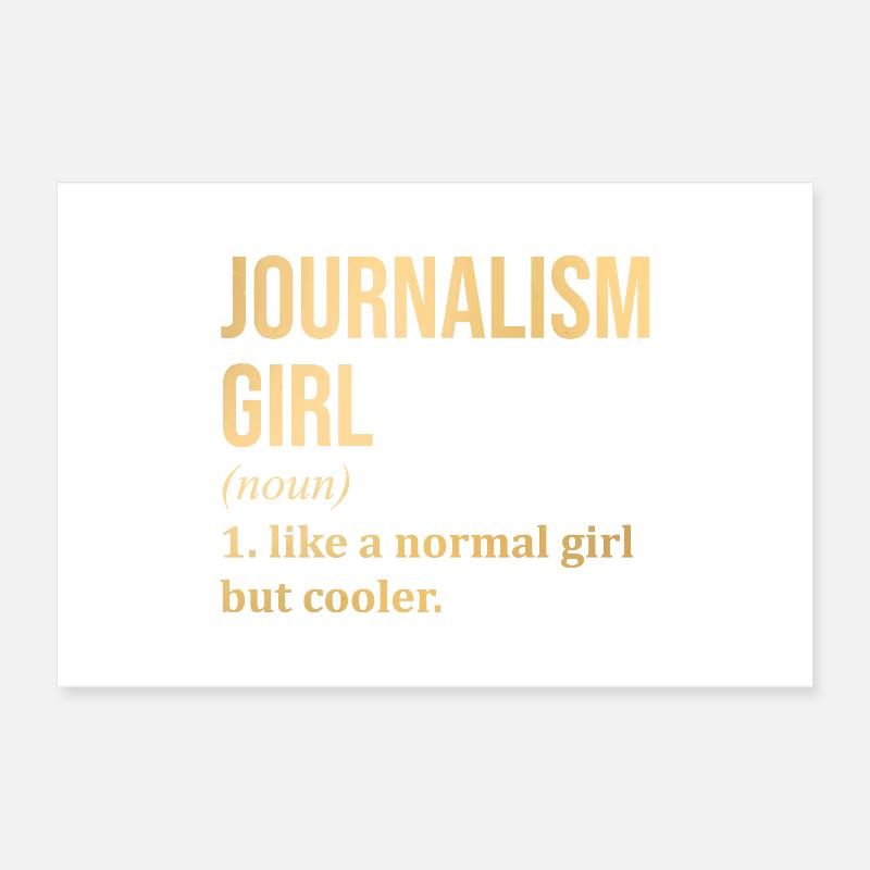 Journalismus Poster 30x20 cm