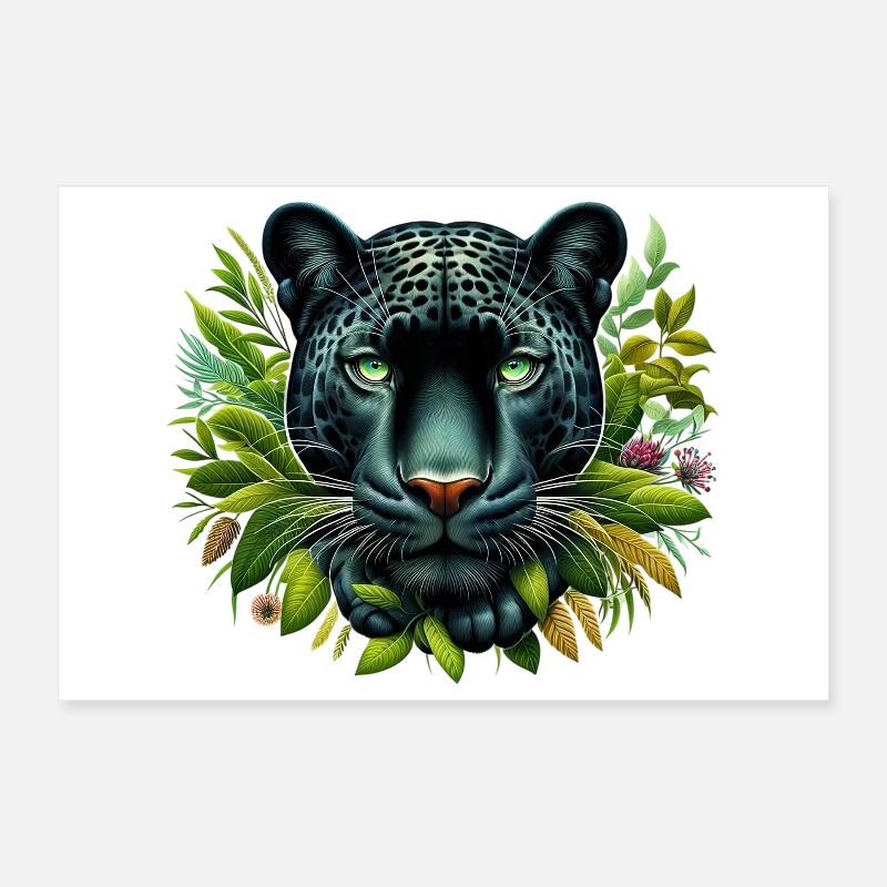 Panther Poster 12" x 8" (30x20 cm)