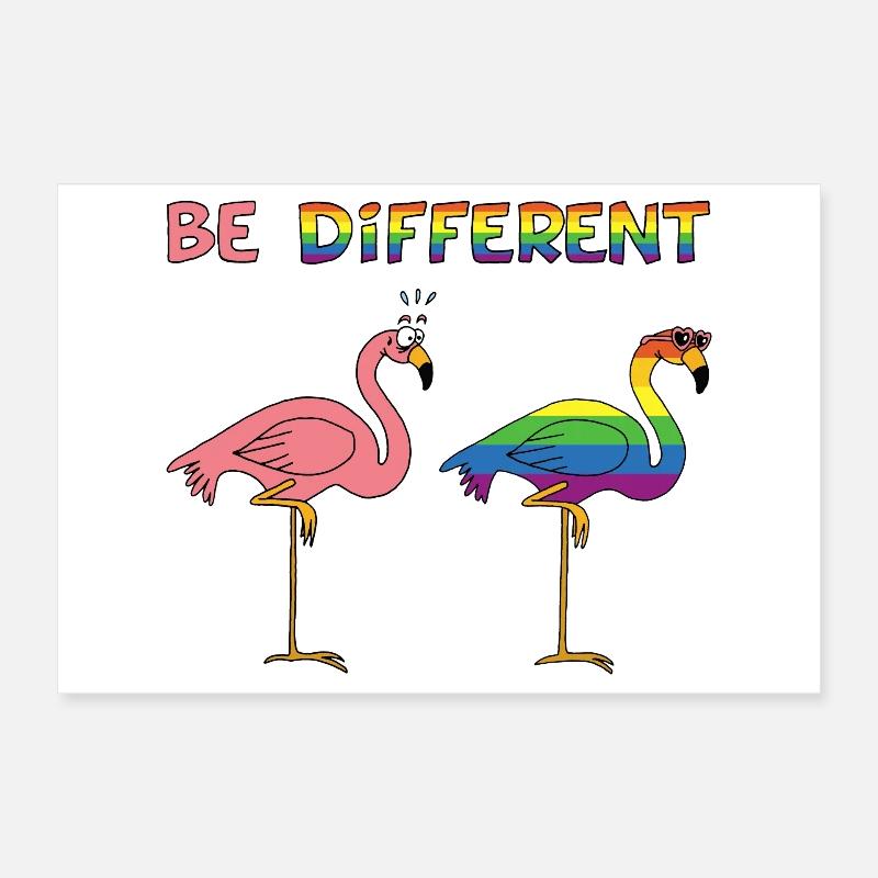 être différent Poster 30 x 20 cm