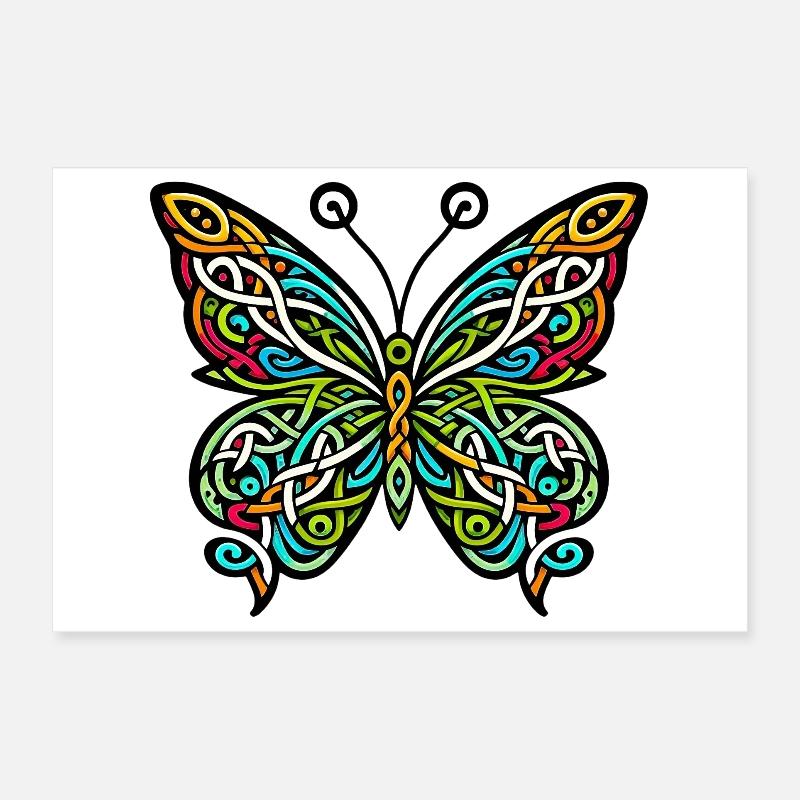 Butterfly Poster 12" x 8" (30x20 cm)