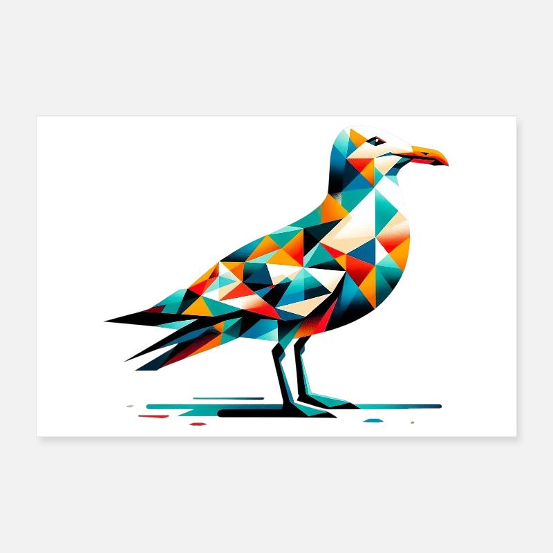 Mouette Poster 30 x 20 cm