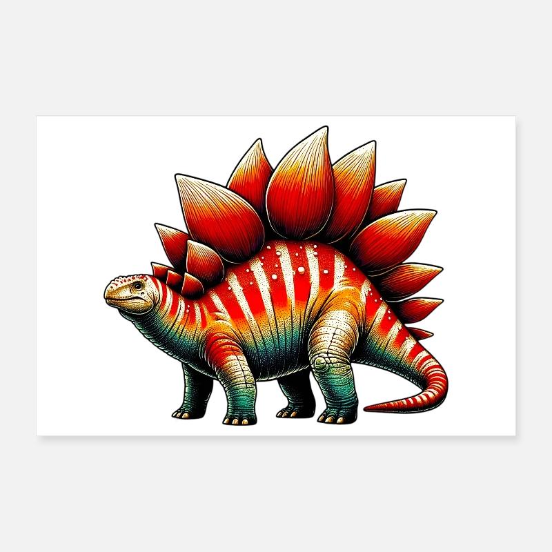 Dinosaurier Poster 30x20 cm
