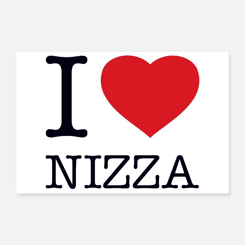 J’ADORE NICE Poster 30 x 20 cm