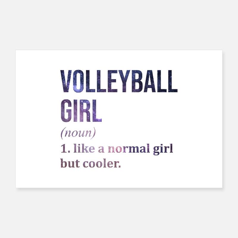 Volleyball Poster 12" x 8" (30x20 cm)