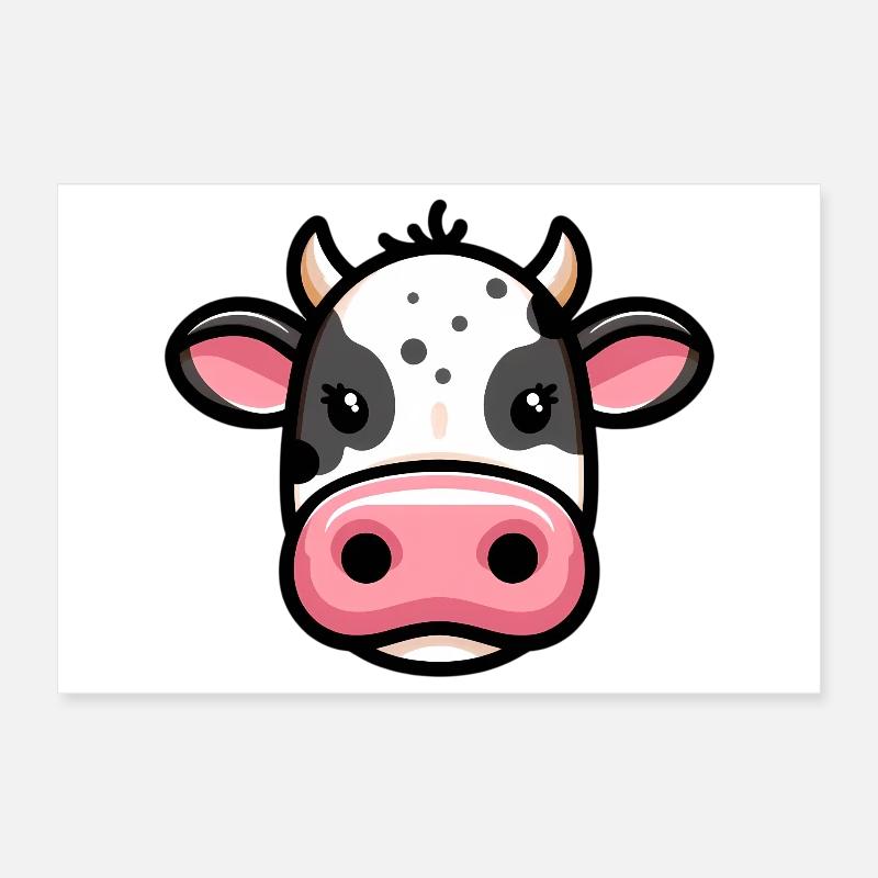 Mucca Poster 30x20 cm