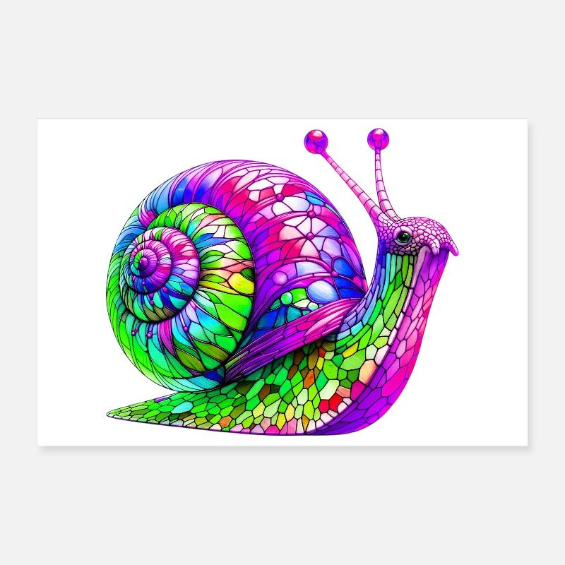 Escargot Poster 30 x 20 cm