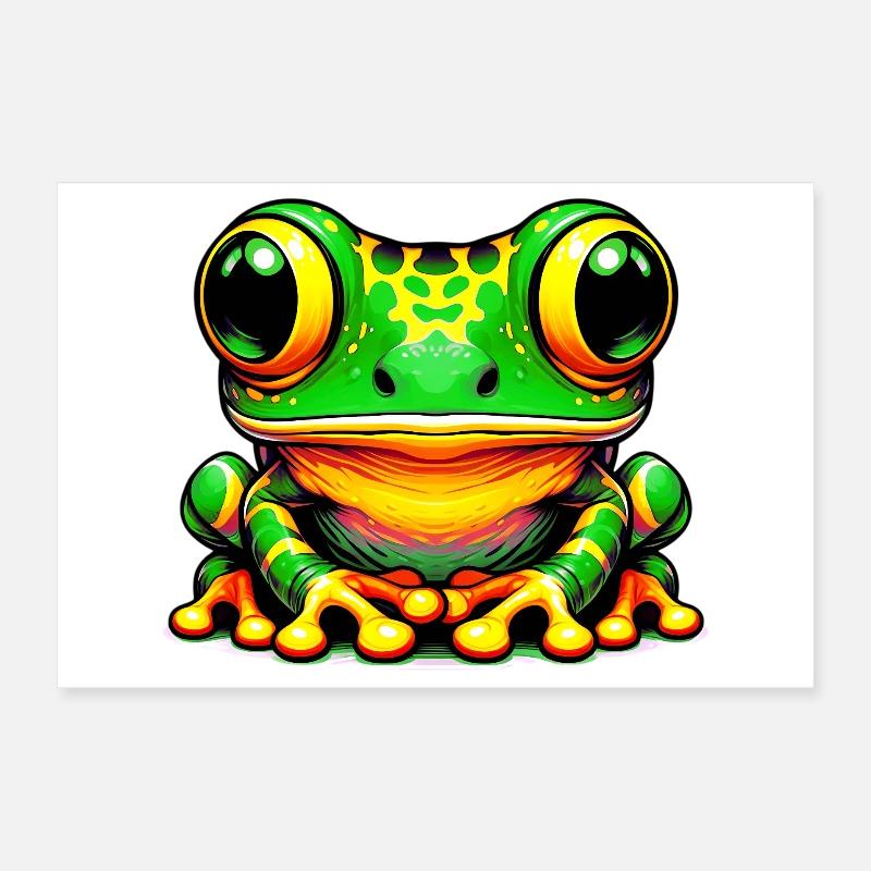 Frosch Poster 30x20 cm