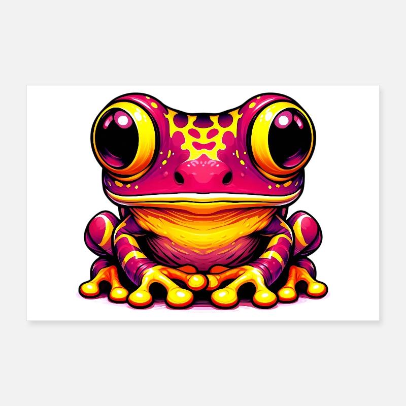Frosch Poster 30x20 cm