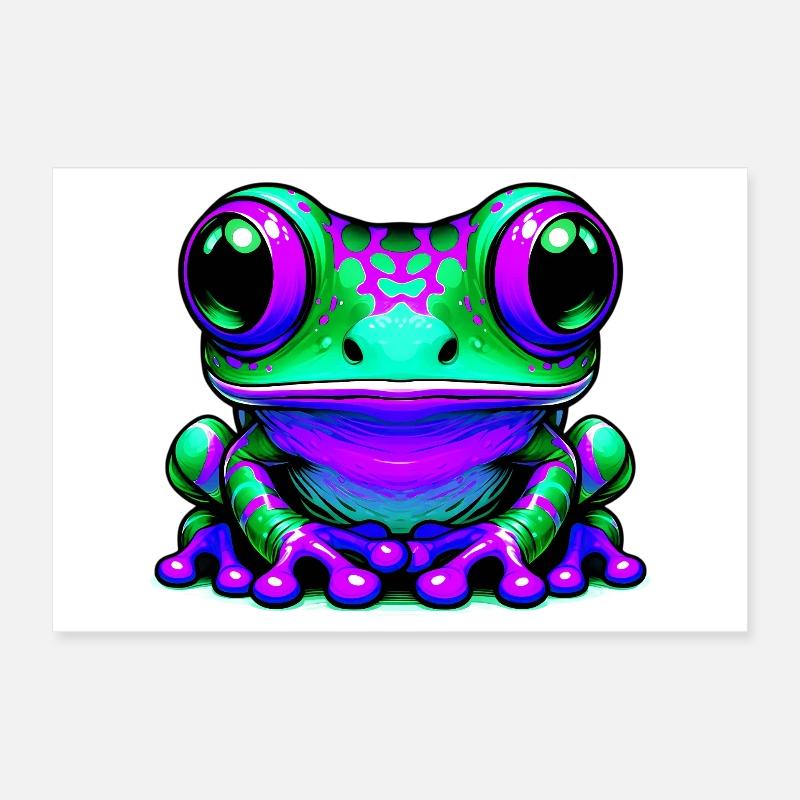 Frosch Poster 30x20 cm