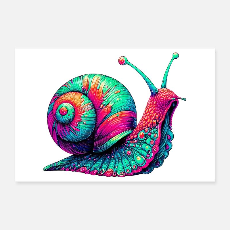 Escargot Poster 30 x 20 cm