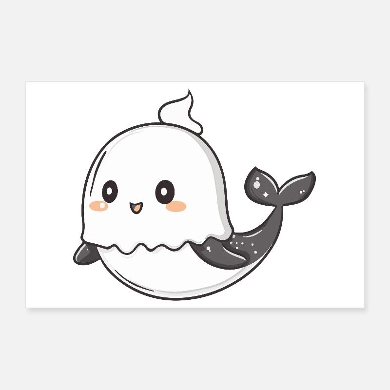 Wal Halloween Geist Poster 30x20 cm
