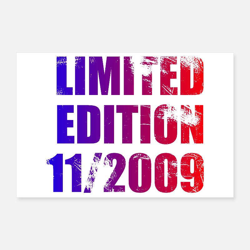 16e anniversaire Edition limitée 11/2009 Poster 30 x 20 cm