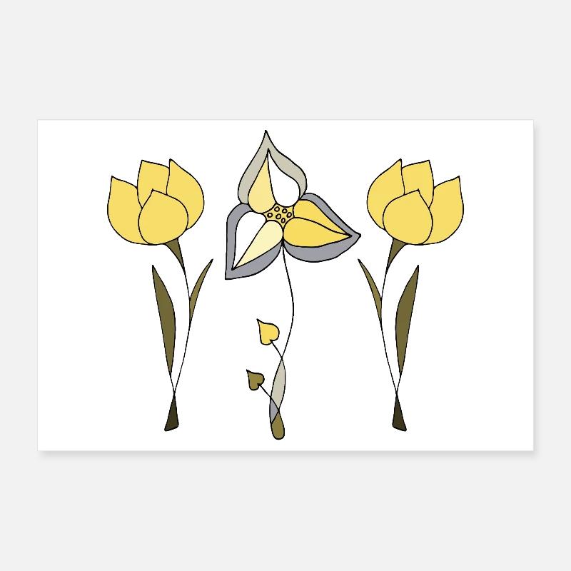 Fleur Poster 30 x 20 cm