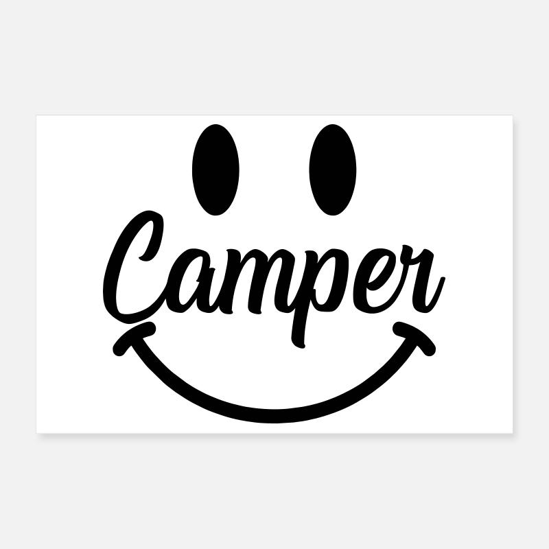 Camper Smile Poster 30x20 cm