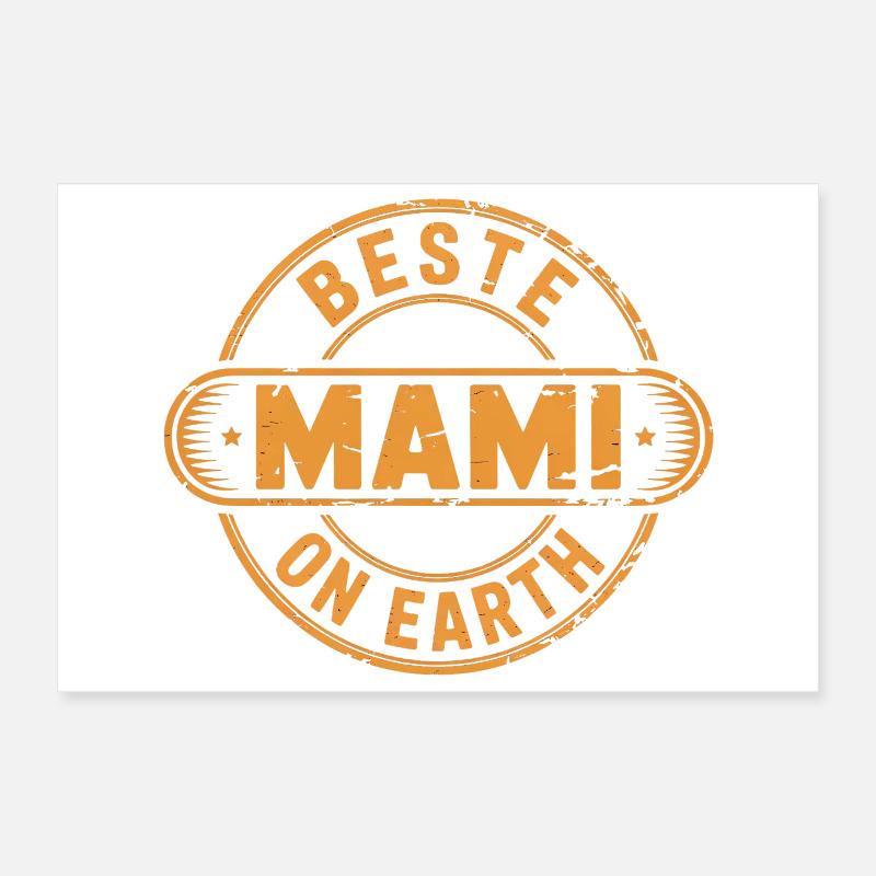 Beste Mami Geschenk Muttertag Poster 30x20 cm
