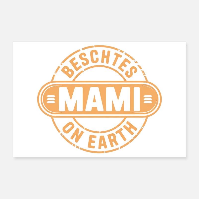 Beschtes Mami Schweizerdeutsch Muttertag Poster 30x20 cm