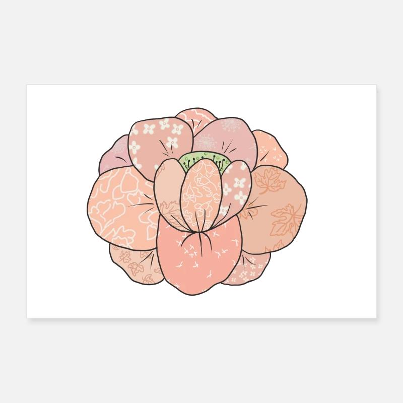 Apricotrose Poster 12" x 8" (30x20 cm)