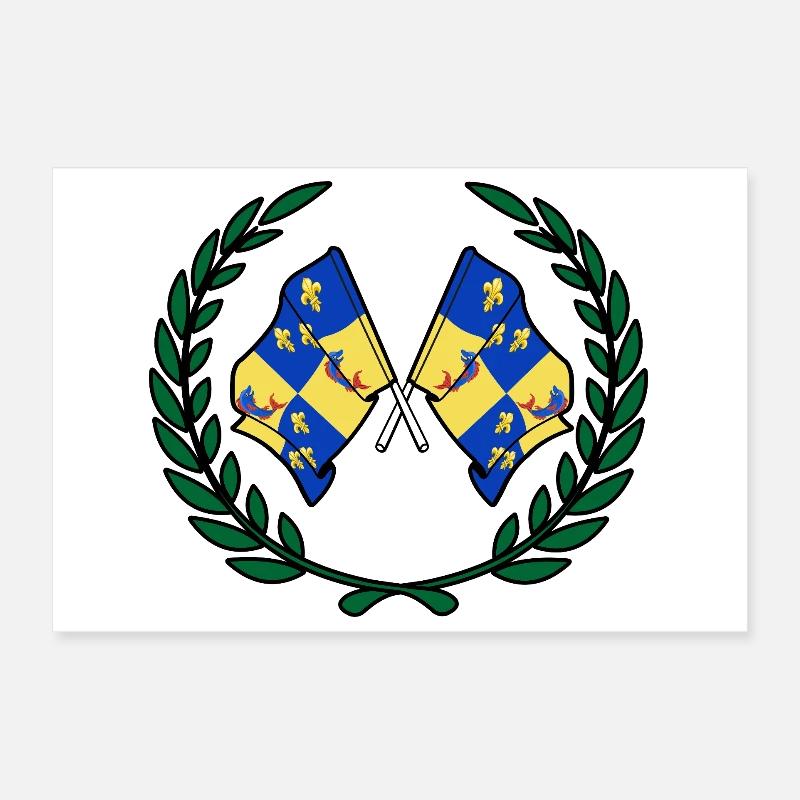 Couronne de laurier du Dauphiné Poster 30 x 20 cm
