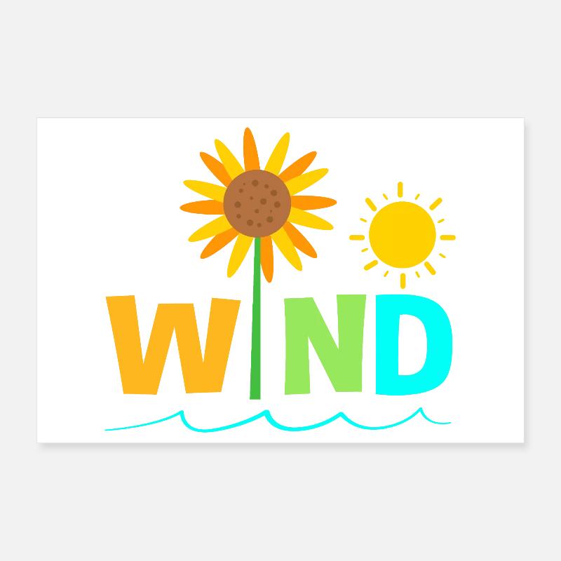 Éolienne, énergie éolienne, énergie éolienne Poster 30 x 20 cm