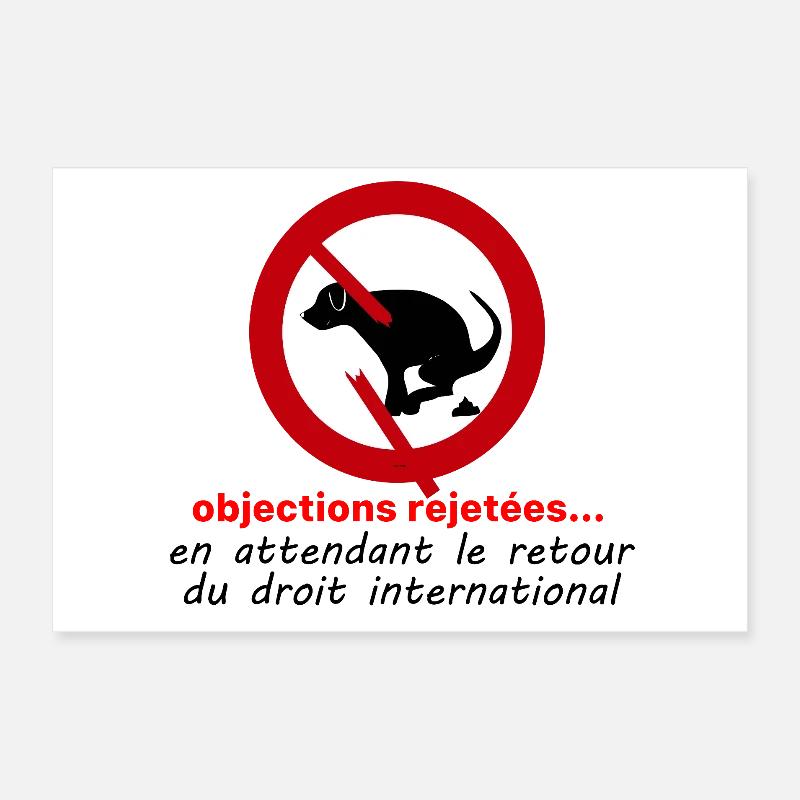 Objections_rejetees Poster 30 x 20 cm
