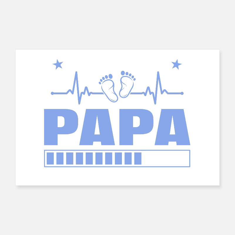 Ich werde Papa 2027 – Werdender Vater Poster 30x20 cm