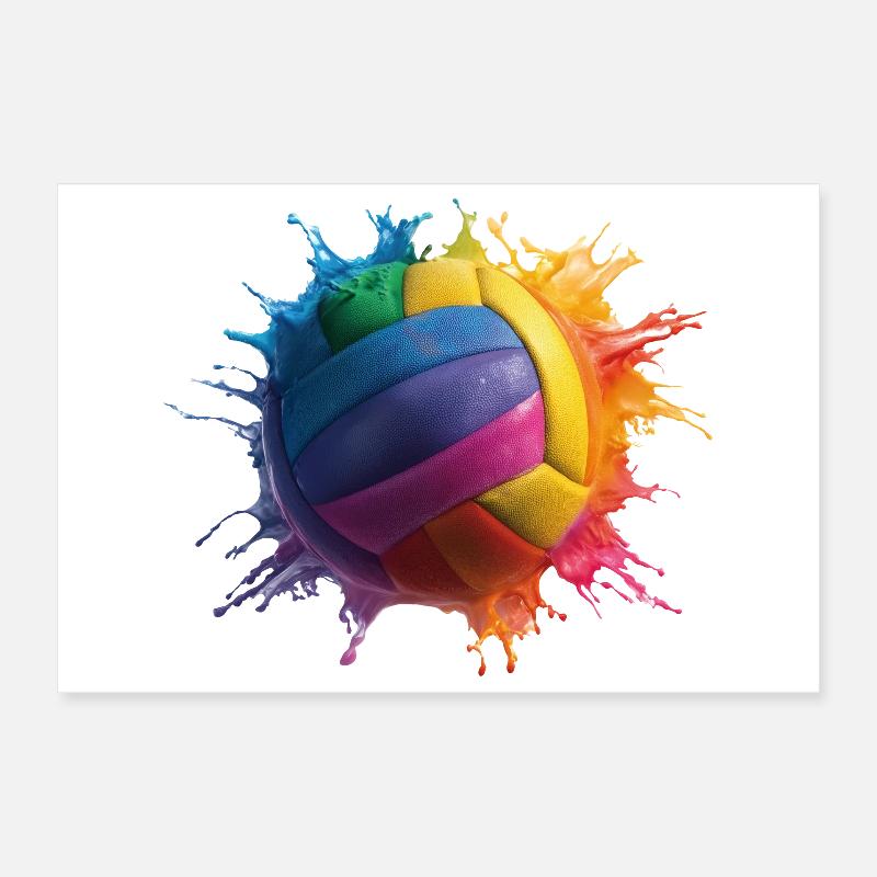 Volleyball Poster 30x20 cm