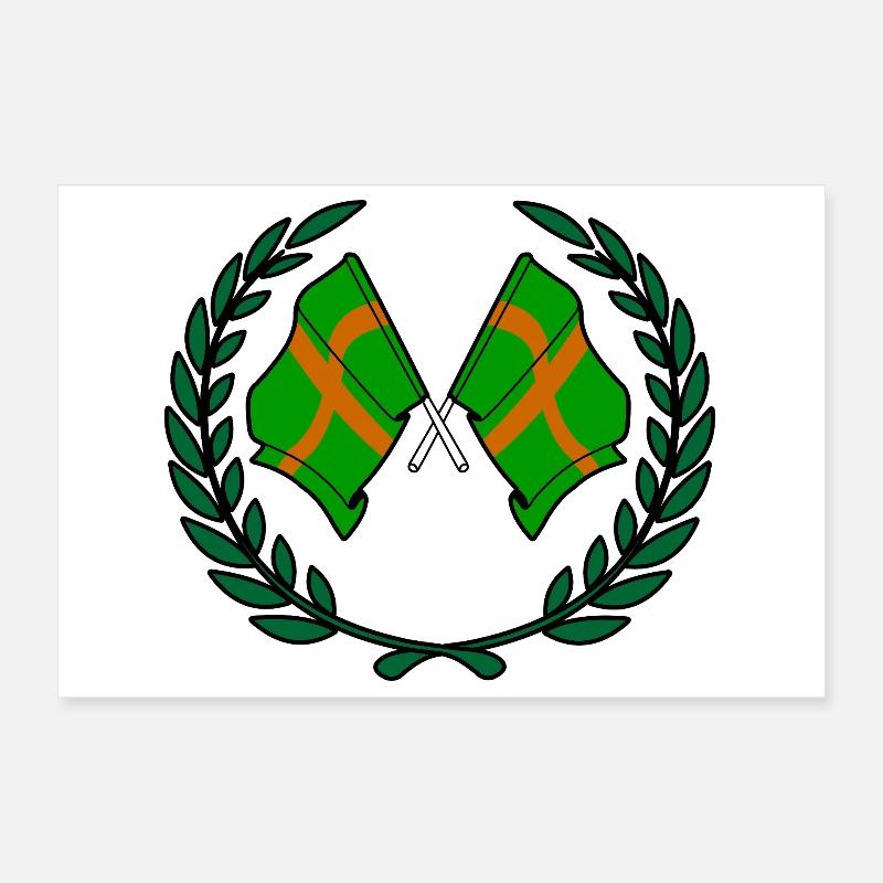 Walking Crest Custom Poster 30x20 cm