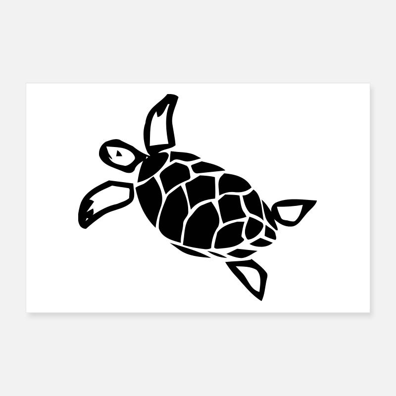 Tortue Poster 30 x 20 cm