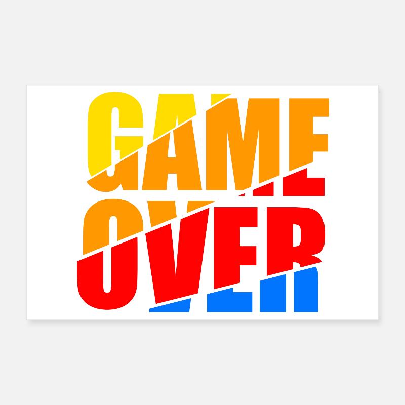 game over Poster 30x20 cm
