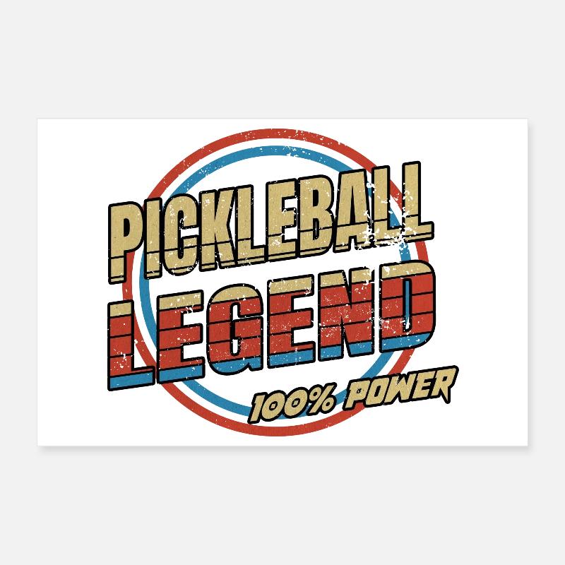 Pickleball Legende Poster 30x20 cm