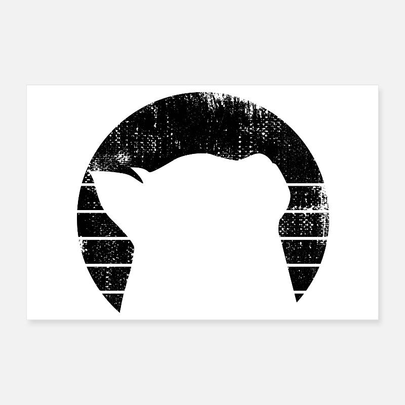 Chat Poster 30 x 20 cm