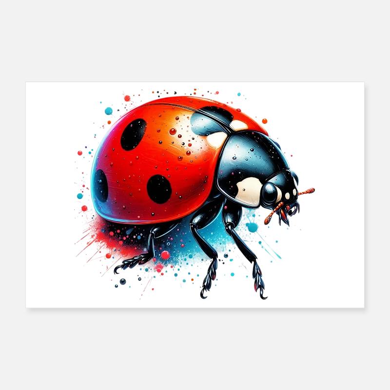 Coccinelle Poster 30 x 20 cm
