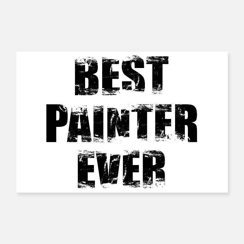 Bester Maler und Lackierer Poster 30x20 cm