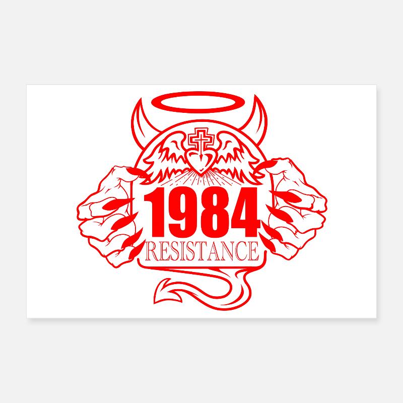 1984 Poster 30x20 cm