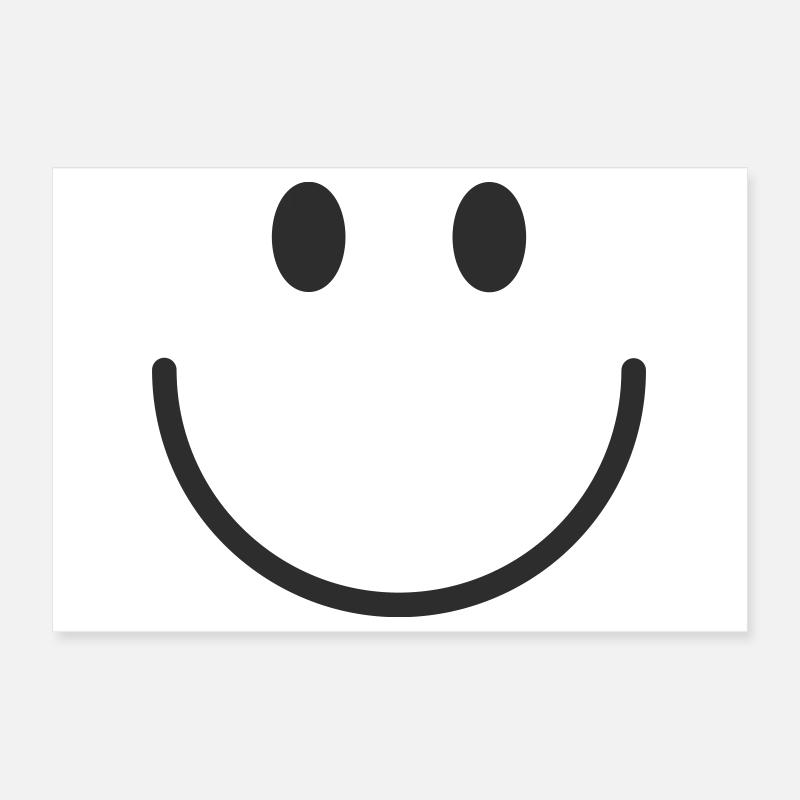 Smiley lachen lächle smile Poster 30x20 cm