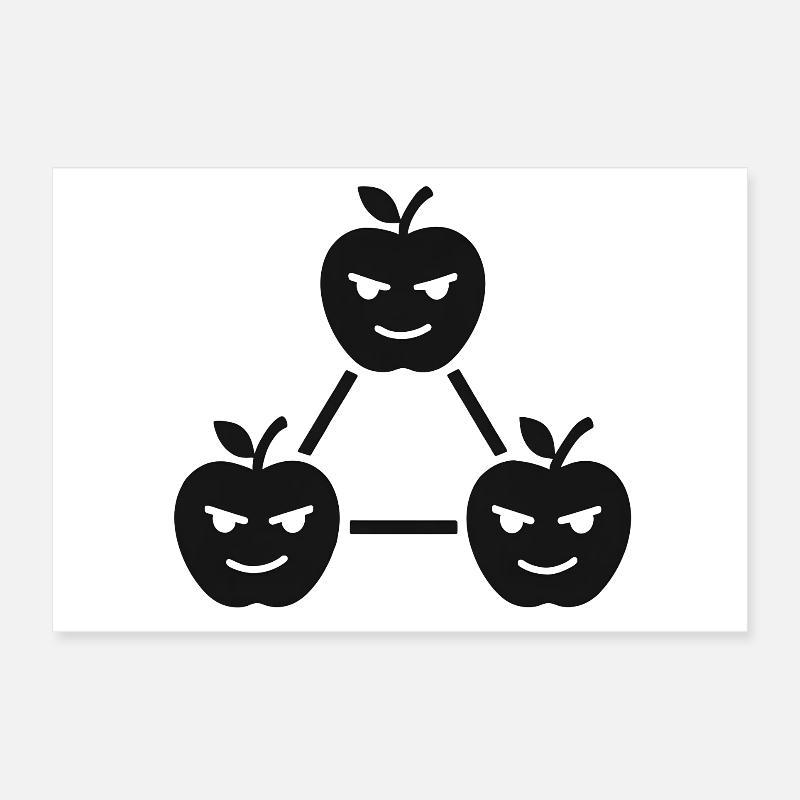 Apple conspiracy Poster 12" x 8" (30x20 cm)