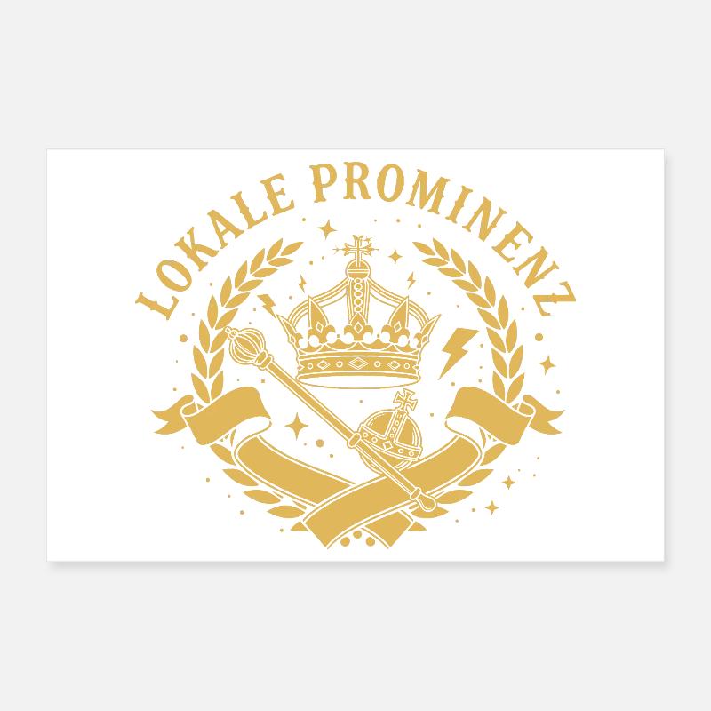 Local celebrities Poster 12" x 8" (30x20 cm)