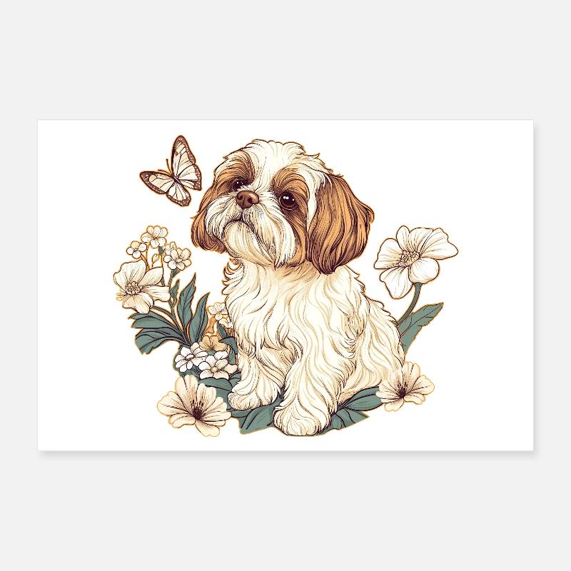 Shih Tzu Poster 30 x 20 cm