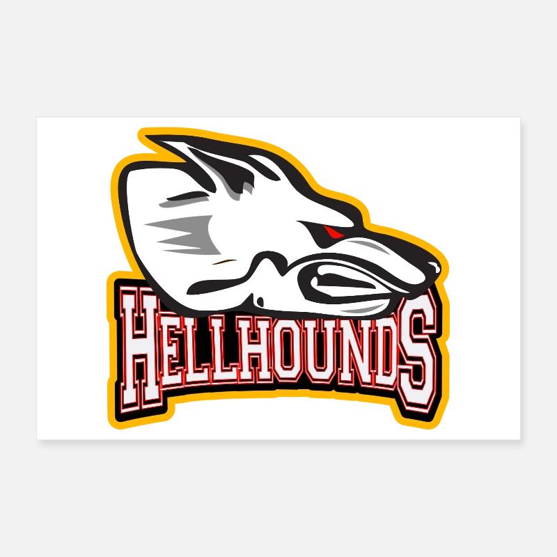 Hellhounds Logo Poster 30 x 20 cm