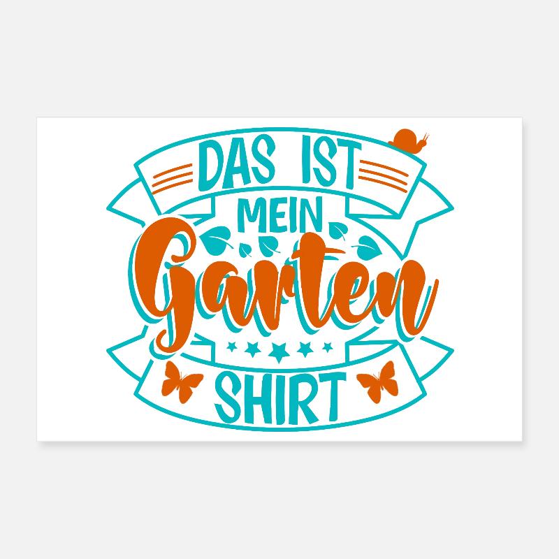 Garten  Poster 30x20 cm