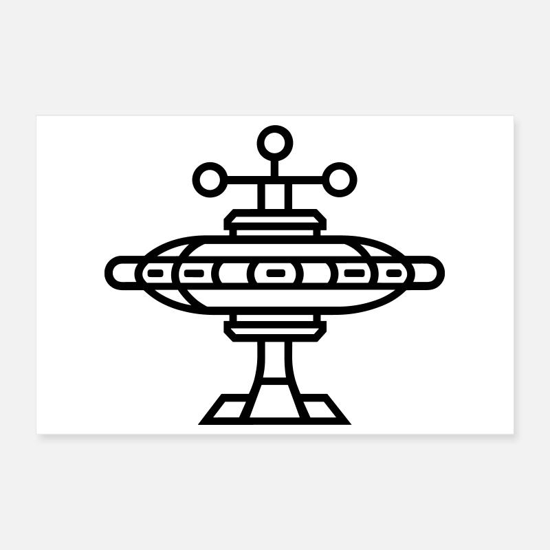 Raumstation Poster 30x20 cm
