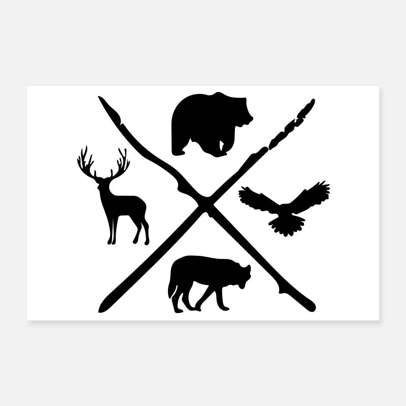 Animal Poster 30 x 20 cm