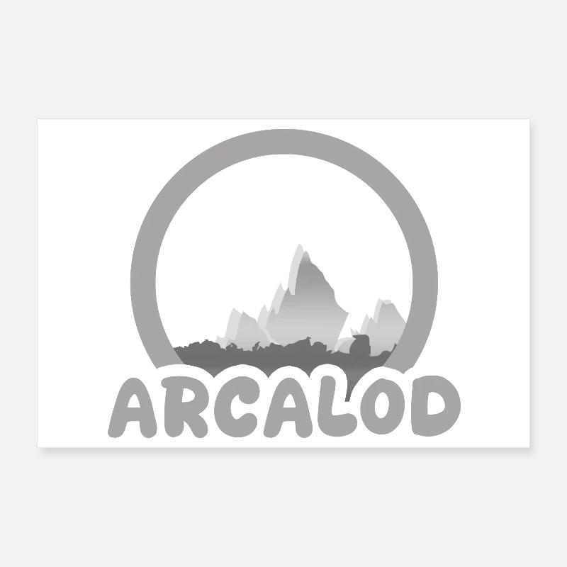 Trekking Arcalod Poster 30 x 20 cm