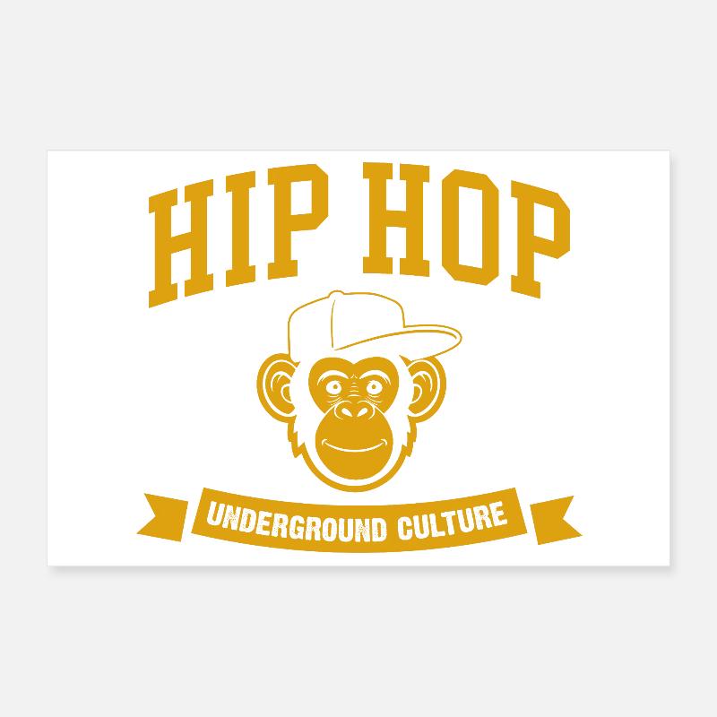 Singe hip-hop underground Poster 30 x 20 cm