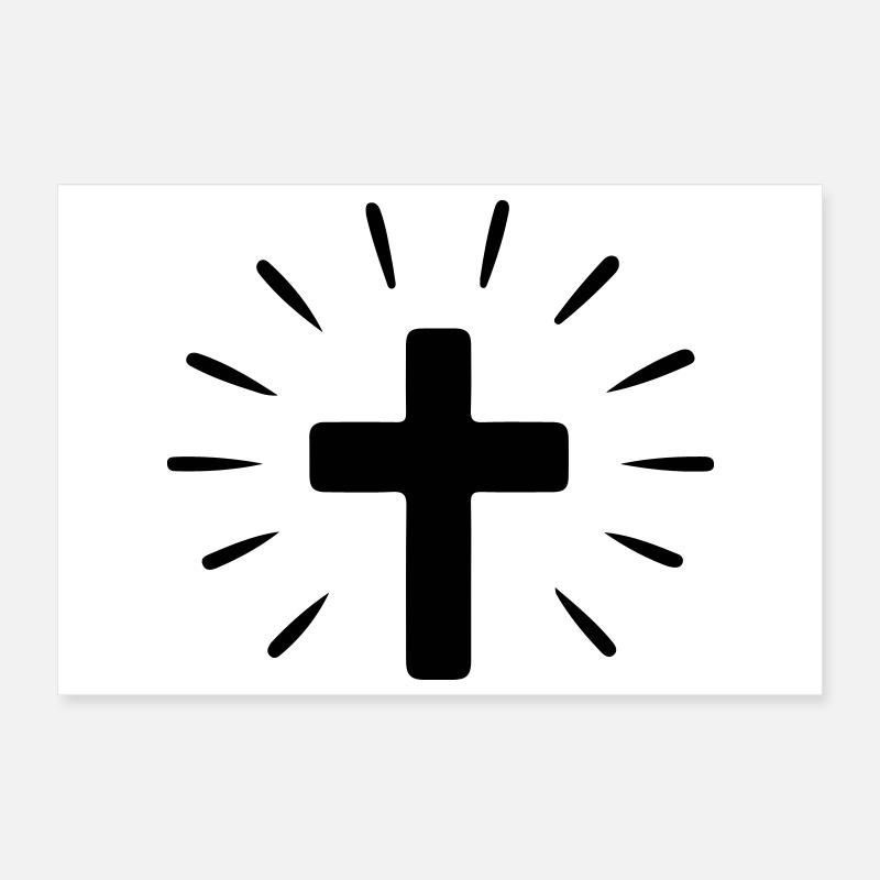 Croix Sainte Foi Poster 30 x 20 cm