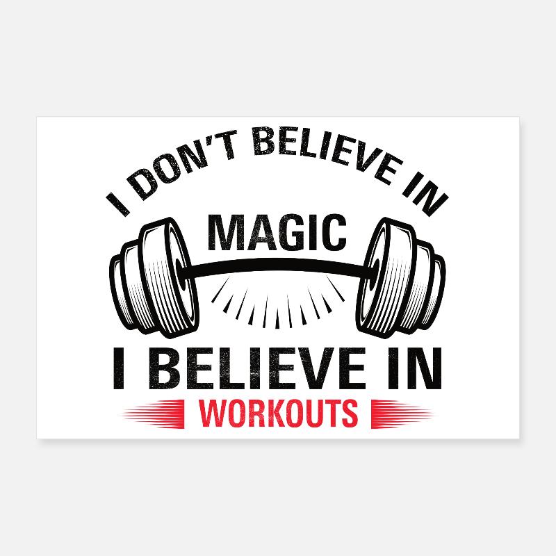 Magic Workout Poster 30x20 cm