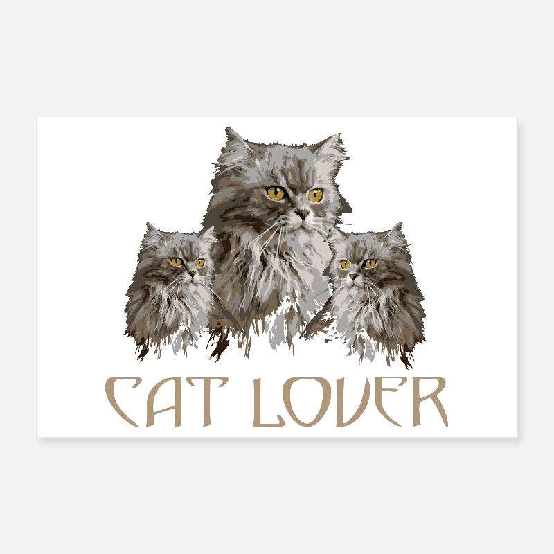 CAT_LOVER Poster 30 x 20 cm