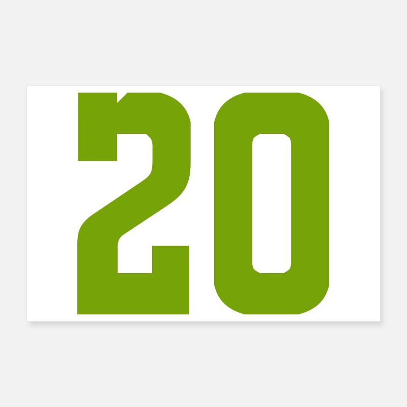 20 Poster 30 x 20 cm