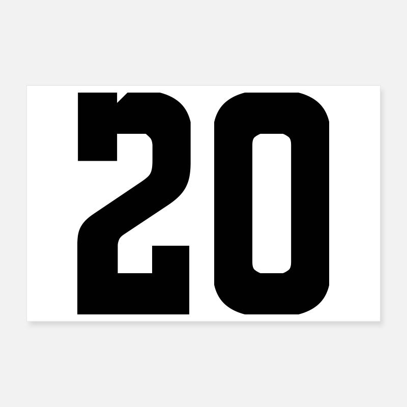 20 Poster 30 x 20 cm