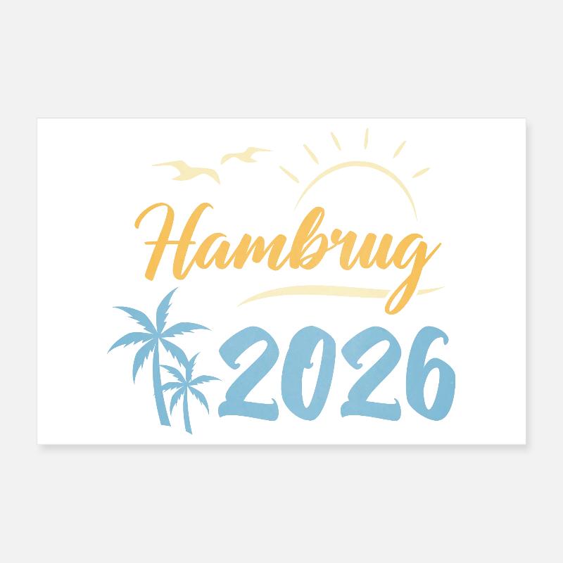 Hambourg 2026 Poster 30 x 20 cm
